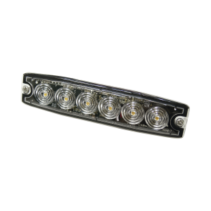 Luz auxiliar de 6 led, ámbar, sae clase i, lente, SPL6A, SIGNALPRO, Luces Auxiliares Vehiculares de IoT / GPS / Telemática y Señalización Audiovisual