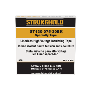 Cinta eléctrica stronghold para aislar de caucho epr,, ST130-075-30BK, PANDUIT, Herramientas de Redes e IT