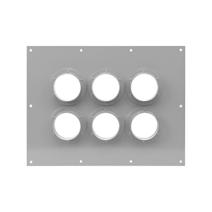 Placa pasamuro con capacidad de 6 botas de 4", modelo, STEP423, SYSCOM TOWERS, Cables de Radiocomunicación