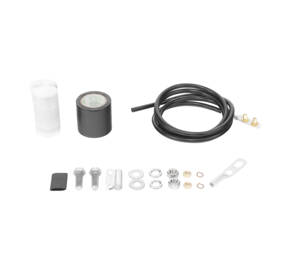 STGKTD38-h Kit de aterrizaje estándar para cable de 3/8", modelo, STGKTD38, SYSCOM TOWERS, Protección Contra Descarga de Radiocomunicación
