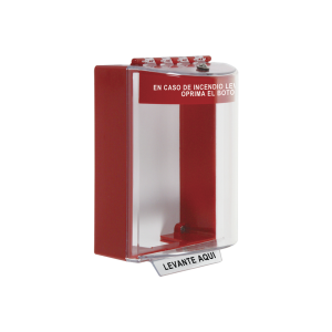 Cubierta universal transparente con espaciador, texto de, STI-13210FR-ES, STI, Dispositivos Convencionales de Detección  de Fuego