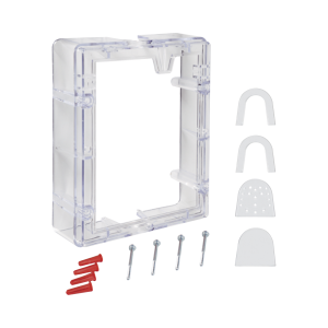 Espaciador de conducto con marco - transparente para la, STI-3100, STI, Accesorios y Dispositivos Direccionables de Detección  de Fuego