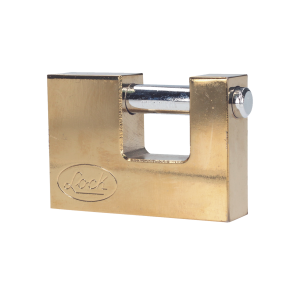 Candado de acero para cortina metálica / medida 70 mm/, SYS-L22-C70-ELBB, LOCK, Herramientas de Automatización e Intrusión