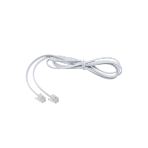 Cable telefónico rj11, plano, color blanco, 1.5m, modelo, TELUS80481.5M, LINKEDPRO BY EPCOM, Cableado de Cobre de Cableado Estructurado