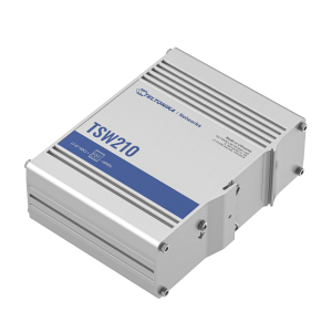 Switch industrial no-administrable 8 puertos gigabit, 2 sfp, TSW210, TELTONIKA, Networking de Redes e IT