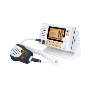 Radio móvil marino vhf, color blanco con receptor de gps, UM-725G, UNIDEN, Radios Marinos de Radiocomunicación
