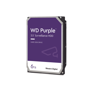 Disco duro purple de 6tb / 3 años de garantía / para, WD64PURZ, Western Digital (WD), Servidores / Almacenamiento de Videovigilancia