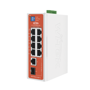 Switch semi-industrial / no administrable / 8 puertos, WI-PS212GF-I-V2, WI-TEK, Networking de Redes e IT