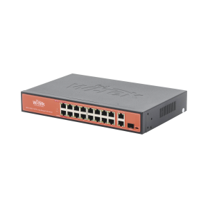 Switch poe (802.3af/at/bt) / no administrable de largo, WI-PS518G, WI-TEK, Networking de Redes e IT