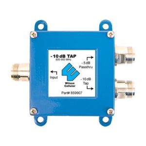 Separador tap -10 db con rango de frecuencia de 700 a 2500, 859-907, WILSONPRO / WEBOOST, Antenas de Radiocomunicación